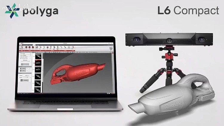 POLYGA L6三维扫描仪，即插即用系统，可在不到一秒的时间内捕获高分辨率 3D 扫描 精度低于千分之一英寸
